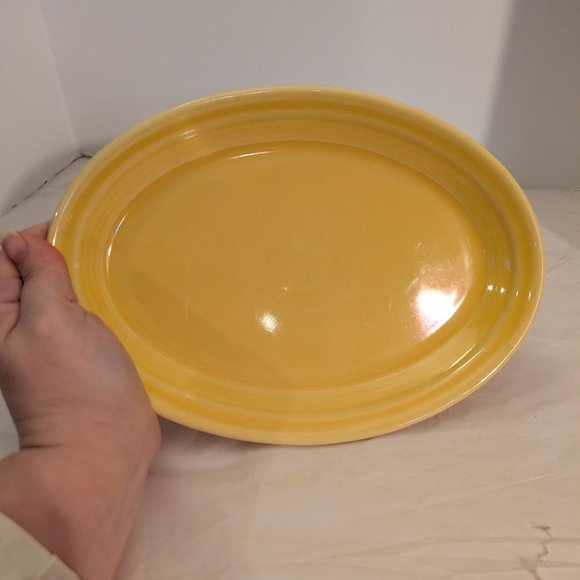 Fiesta 9.5 inch Small Oval Serving Platter in Yellow Color - Picture 7 of 7